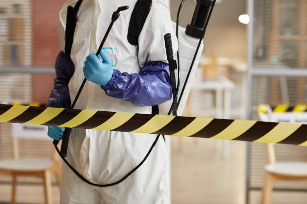 Professional Biohazard Cleanup technician working in Walnut Grove, CA